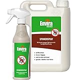 Envira Spinnen-Spray - Anti-Spinnen-Mittel Mit Langzeitwirkung - Geruchlos & Auf Wasserbasis - 500...
