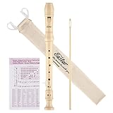 Eastar Sopran-Blockflöte für Anfänger, Kinder, barocke, C-Taste, 3-teilige, 3-teilig, mit...