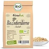 Zedernkerne geschält Bio 100g | geschälte, ganze Zedernnüsse in Bio-Qualität | intensiver,...