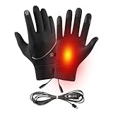 ycezw Beheizte Handschuhe, USB, zum Wandern, wasserdicht, winddicht, Unisex, für Winter,...