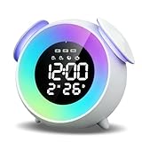 Kinderwecker Digital, Wecker Kinder, Schlaftrainer Kinder, USB wecker Für Schulanfänger, One...