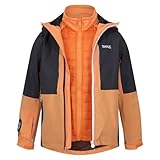 Regatta Mädchen Hydrate Viii 3in1 3-in-1-Jacke, AprctCr/SlGr, 9-10 Jahre