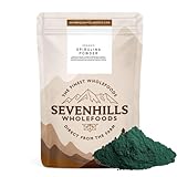 Sevenhills Wholefoods Spirulina Pulver Bio 500g - natürliche Entgiftung, Detox, verarbeitet unter...