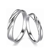 Damen Herren Ring Partnerringe Sterling Silber 925 Trauringe