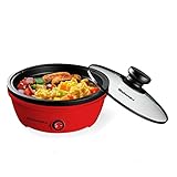 Elite Gourmet EGL-6101 Persönliche Bratpfanne, elektrisch, schnelles Aufheizen, 650 W,...