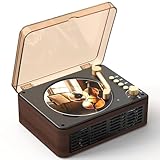 Bluetooth CD Player Tragbar mit Lautsprecher - Lehwey Retro CD-Player mit FM Radio, Stereo Sound,...
