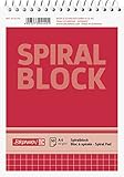 Baier & Schneider Brunnen 1055372 Spiralblock / Notizblock (A6, kariert, 50 Blatt, 60g/m²)