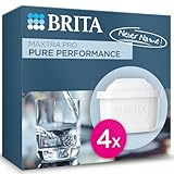 BRITA Wasserfilterkartusche MAXTRA PRO Pure Performance (All-in-1) 4er-Pack – Original...
