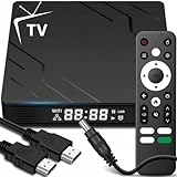Smart TV Box Android 13 | 4K 60fps HDR | Wi-Fi 6, Bluetooth 5.0, LAN | 2GB RAM 16GB ROM | Streaming...