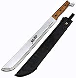 KOSxBO® stabile Machete ca. 570mm mit Scheide - Holzgriff - Arbeitsmachete - Buschmesser - Messer...