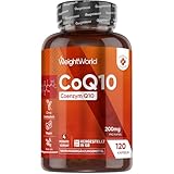 Coenzym Q10-200mg pro Kapsel - 120 vegane CoQ10 Kapseln - 4 Monate Vorrat - 1 Kapsel pro Tag - Frei...