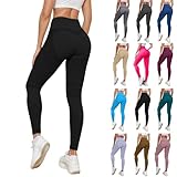 Cellumove 3D Leggings Damen Anti Cellulite Kompressionsleggings High Waist Push Up Yoga Hose mit...