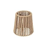 Boho Rattan Lampenschirm Klein E27 Lampenschirme für Tischlampe Hängelampe Stehlampe Deckenleuchte...