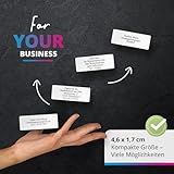 Adressaufkleber selbstklebend | PERSONALISIERT | 512 Stück | kleine Etiketten mit Wunsch-Text...