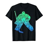 Eishockey Torwart Eishockeyspieler Jungen Kinder Männer T-Shirt