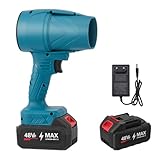 VIHBRAI Kleiner kabelloser Laubbläser,Gebläse, Bürstenloser Hochgeschwindigkeitsmotor Luftdüster...