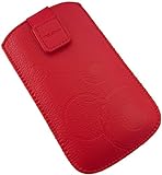 Handyschale24 Slim Case für BlackBerry Leap Handyschale Rot Schutzhülle Tasche Cover Etui mit...