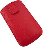 Handyschale24 Slim Case für HTC U11 Life Handyschale Rot Schutzhülle Tasche Cover Etui mit...