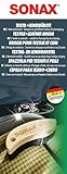 SONAX Textil+LederBürste (1 Stück) Trocken- und Feuchtreinigung von Textilien sowie zur schonenden...