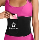 BINIBINI® Bauchweggürtel Fitness Waist Trainer Damen, perfekt als Schwitzgürtel zum Abnehmen und...
