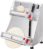 Pizzateigpresse, automatische Pizzateig-Ausrollmaschine, kommerzielle 370-W-Teigmaschine, 3–15...