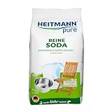 HEITMANN pure Reine Soda: Ökologischer Vielzweck-Reiniger für den Haushalt, Zugabe zu Spülmittel...