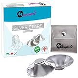 Maxuals® Stillhütchen,Silberhütchen stillen Brustwarzen aus reinem Silber 999 Pflege, Schutz und...