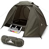 WANDERFALKE® Zelt 2-4 Personen wasserdicht 4.000mm, Ultraleicht & kleines Packmaß, Campingzelt mit...