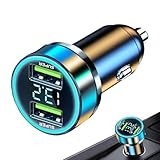 Autotelefon-Ladegerät – Schnelllade-USB-Autoadapter, Dual-Port-Ausgang, kompaktes,...