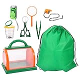 BESPORTBLE Outdoor Abenteuerspielzeug – 8 Stück Insektenfänger Kit mit Handpresse Taschenlampe...