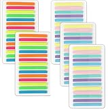 Bkemkri 1500 Stück Haftstreifen Haftnotizen zum Text Markieren Schmal Lang Transparente Sticky...
