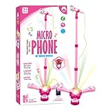 DzpKrka Spielzeugmikrofon - Mit Licht Interaktiv Bunter Musik Zum Singen Und Spielen Für Kinder |...