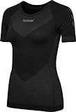 hummel Damen First Seamless S/S Trikot, Schwarz, M/L EU