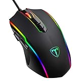RGB Gaming Maus,Vollion Gamer Maus mit 8 Programmierbare Tasten 7200DPI/RGB-Beleuchtung/Anpassbare...