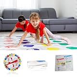 Twister Spiel für Kinder & Erwachsen, Twisting Spiele Ab 6 Jahre, Kindergeburtstag Spiele...