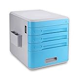 ODREIFK CXBDDF Akten-Manager mit 4 Schubladen, Büro-Aktenschrank, Schubladenbox, Passwortschloss,...