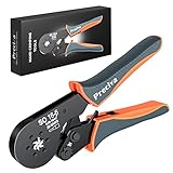 Crimpzangen 0.08-16mm², Preciva Aderendhülsenzange Crimpzange Sechskant Presszange für Isolierte...
