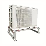 Robuster Edelstahl-Bodenständer für Mini-Split-AC-Einheiten im Freien, sichere Bodenstützlösung