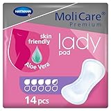 MoliCare Premium lady pad, Inkontinenz-Einlage für Frauen bei Blasenschwäche, Aloe Vera, 4,5...