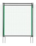 Signstek Tor für Begrenzungszaun - 90 cm, Tür für Gartenzaun mit Einhand Öffnung, mobiles...