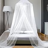 Tuofang Moskitonetz Bett für Doppelbett Einzelbett, Mosquito Net Betthimmel, Mückennetz Bett...