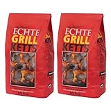 Premium Grillketts Holzkohlewerk Lüneburg - Holzkohlebriketts Grillbriketts, Holzkohle, Grillkohle,...
