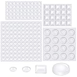 206 Stück Selbstklebend Elastikpuffer Türpuffer Transparent Gummipuffer Schutzpuffer...