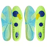 GZRXIOUS 2pcs Einlegesohlen - Sporteinlagen Damen & Herren - Stoßdämpfende, Atmungsaktive Sohlen...