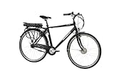 F.lli Schiano Men's E-Moon E-Bike, Schwarz, 28 Zoll