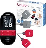 Beurer EM 59 Heat digitales TENS / EMS Gerät, 4-in-1 Reizstromgerät zur Schmerztherapie,...
