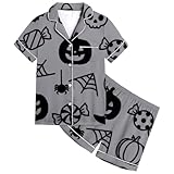 TYUIOP Halloween Jungen Mädchen Schlafanzug-Sets Kinder Schlafanzüge Langarm Baumwolle Winter...