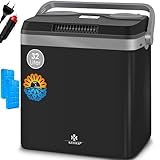 KESSER® 32 Liter Kühlbox | KÜHLT und WÄRMT | Thermo-Elektrische Kühlbox 12 Volt und 230 Volt |...