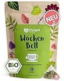 PregniVital® - Wochenbett Tee - 100% BIO Rückbildungstee - mit Frauenmantel, Schafgarbe und...