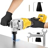 Blechknabber, Akkubetriebener Metallknabber Kompatibel mit Dewalt 18V Akku, Akku Knabber,...